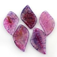 Dragon Veins Agate Pendant Nuggets pink 6- Approx 1.5mm Sold By Bag