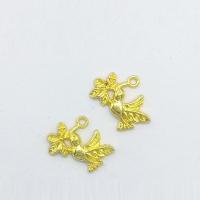Zinc Alloy Animal Pendants Bird gold color plated nickel lead & cadmium free Approx 1mm Sold By Bag