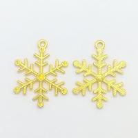 Zinc Alloy Pendants Snowflake gold color plated nickel lead & cadmium free Approx 1mm Sold By Bag