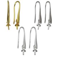 Brass Hook Earwire plated with loop nickel lead & cadmium free 1mm Approx 1.5mm Sold By Lot