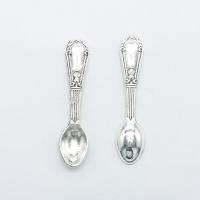 Zinc Alloy Jewelry Findings Spoon antique silver color plated nickel lead & cadmium free Sold By Bag