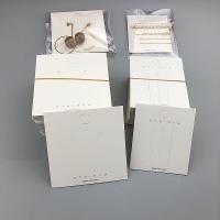 Jewelry Card Paper with Plastic Sold By Bag