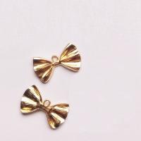 Zinc Alloy Bowknot Pendants KC gold color plated nickel lead & cadmium free Approx 1mm Sold By Bag