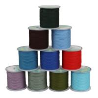 Cuerda de Nylon, cordón de nylon, con carrete de plástico, más colores para la opción, libre de níquel, plomo & cadmio, 2mm, aproximado 15m/UD, Vendido por UD