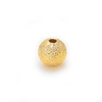 Messing spacer perler, guldfarve belagt, forskellig størrelse for valg, nikkel, bly & cadmium fri, Hole:Ca. 1.5mm, 10pc'er/Lot, Solgt af Lot