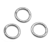 Stainless Steel Machine Cut Closed Jump Ring Donut original color nickel lead & cadmium free Sold By Lot
