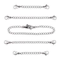 Stainless Steel Extender Chain plated durable Sold By Bag