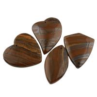 Natural Tiger Eye Pendants mixed brown 6- Approx 1.5mm Sold By Bag