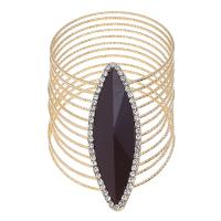 Bijoux de bracelet en alliage de zinc, avec Acrylique, Placage, bijoux de mode & pour femme & avec strass, plus de couleurs à choisir, Vendu par PC