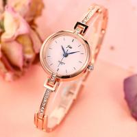 Bangle Watch Stainless Steel with Zinc Alloy for woman & with rhinestone nickel lead & cadmium free Length Approx 7.8 Inch Sold By PC