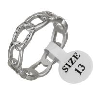 Stainless Steel Finger Ring fashion jewelry & Unisex original color 7mm Approx US Ring Sold By PC