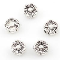 Zinc Alloy Spacer Beads Flower antique silver color plated Approx 1mm Approx Sold By Lot