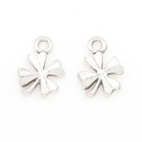 Zinc Alloy Clover Pendant Flower antique silver color plated nickel lead & cadmium free Approx 1.5mm Approx Sold By Bag