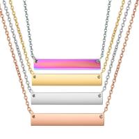 Stainless Steel Jewelry Necklace, with 5cm extender chain, plated, fashion jewelry & Unisex, more colors for choice, 1.5mm, Length:Approx 17.7 Inch, 5Strands/Lot, Sold By Lot
