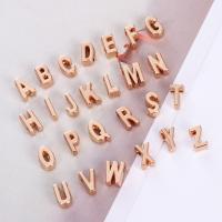 Zinc Alloy Alphabet and number Pendants plated letters are from A to Z nickel lead & cadmium free 10mm Approx 2.3mmmm Sold By Set