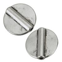 Zinc Alloy Jewelry Beads silver color nickel lead & cadmium free Approx 1.5mm Sold By Lot