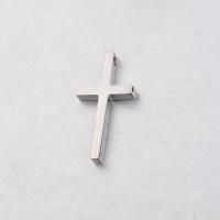 Stainless Steel Cross Pendants plated DIY nickel lead & cadmium free Approx 2mm Sold By Lot