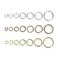 Iron Jewelry Finding Set Closed Jump Ring plated durable & DIY nickel lead & cadmium free Sold By Box