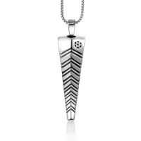 Titanium Steel Pendants polished punk style & Unisex 36.9mmx12mm Sold By PC