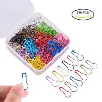 Iron Safety Pin plated durable mixed colors nickel lead & cadmium free Sold By Box