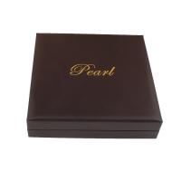 Pap halskæde kasse, med Sponge & Velveteen, Squaredelle, flere farver til valg, 188x188x40mm, Solgt af PC
