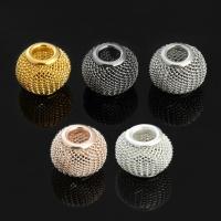 Iron Jewelry Beads plated DIY & hollow nickel lead & cadmium free Approx 4.5mm Sold By Bag