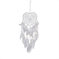 Fashion Dream Catcher Iron with Cotton Thread & Feather & Wood handmade nickel lead & cadmium free Sold By PC