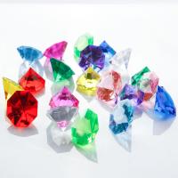 Akryl rivoli cabochonslebet, Diamant, formsprutning, DIY, fler färger för val, 32mm, Säljs av Bag