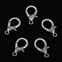 Zinc Alloy Lobster Clasp antique silver color plated nickel lead & cadmium free Approx 3mm Sold By Bag
