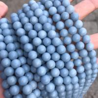 Angelite Beads Round polished Approx 1mm Sold By Strand