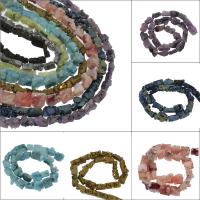 Natural Ice Quartz akaatti helmiä, päällystetty, enemmän värejä valinta, 14x26x9mm/10x11x7mm, Reikä:N. 1mm, N. 41PC/Strand, Myymät Strand