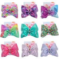Polyester Children Hair Accessories Bowknot handmade & with rhinestone Sold By PC