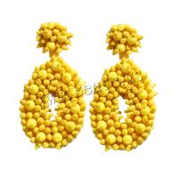 Seedbead Drop Earring with Acrylic fashion jewelry & for woman Sold By Pair