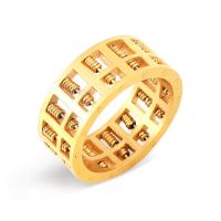 Prst prsten z nerezové oceli, Nerez, Počitadlo, á, módní šperky & unisex & různé velikosti pro výběr, více barev na výběr, Velikost:6-13, Prodáno By PC