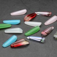 Colgantes de Cristal de Murano, Bricolaje, más colores para la opción, 9*24mm, 10PCs/Grupo, Vendido por Grupo