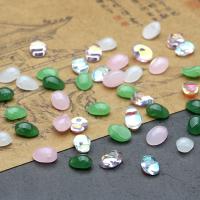 Handgemaakte Lampwork Beads, plated, DIY, meer kleuren voor de keuze, 6*8mm, 10pC's/Lot, Verkocht door Lot