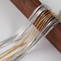 Brass Snake Chain, plated, more colors for choice, nickel, lead & cadmium free, 0.8mm, Approx 100m/Lot, Sold By Lot