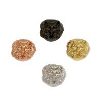 Brass Jewelry Beads Lion plated fashion jewelry & DIY nickel lead & cadmium free Approx 2mm Approx Sold By Bag