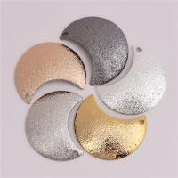 Brass Jewelry Pendants Moon plated Random Color nickel lead & cadmium free Approx 1mm Sold By Bag