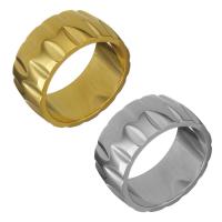 Stainless Steel Finger Ring plated Unisex 10mm US Ring Sold By PC