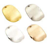 Μενταγιόν Brass Κοσμήματα, Ορείχαλκος, επιχρυσωμένο, Τυχαίο χρώμα, νικέλιο, μόλυβδο και κάδμιο ελεύθεροι, 11x18mm, Τρύπα:Περίπου 1.5mm, 100PCs/τσάντα, Sold Με τσάντα