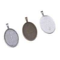 Zinc Alloy Pendant Cabochon Setting plated nickel lead & cadmium free Approx 3.9mm Inner Approx Sold By Bag
