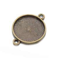 Zinc Alloy Connector Setting plated 1/1 loop nickel lead & cadmium free Inner Approx 25mm Sold By Bag