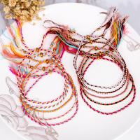 Cotton Thread Bracelet Adjustable & for woman nickel lead & cadmium free 160mm Sold By Strand