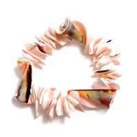 Shell korut rannerengas, Kuori, kanssa Elastinen Thread, muoti korut & naiselle, 35mm, Myyty Per N. 7.5 tuuma Strand