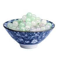 Jadeit Perlen, rund, poliert, DIY & verschiedene Größen vorhanden, Bohrung:ca. 1.2,1.5,1.8mm, 100PCs/Tasche, verkauft von Tasche
