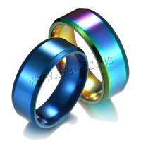 Prst prsten z nerezové oceli, Nerez, á, módní šperky & unisex & různé velikosti pro výběr, více barev na výběr, 8mm, Prodáno By PC