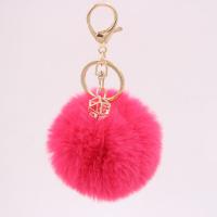 Polyester Key Clasp with Zinc Alloy plated durable & cute & Unisex 80mm Sold By PC
