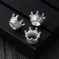 925 Sterling Silver Beads Crown fashion jewelry & DIY Approx 5.9mm Sold By PC