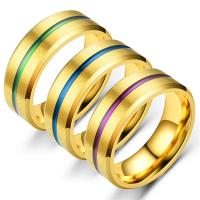 Rustfrit stål fingre Ringe, Stainless Steel, forgyldt, mode smykker & Unisex & forskellig størrelse for valg, flere farver til valg, Solgt af PC